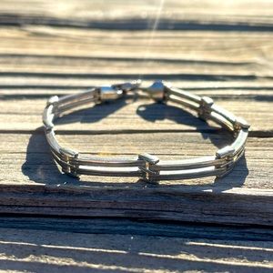 Sterling Silver Link Bracelet